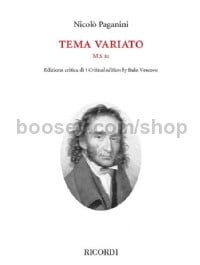 Tema variato M.S. 82 (Violin)